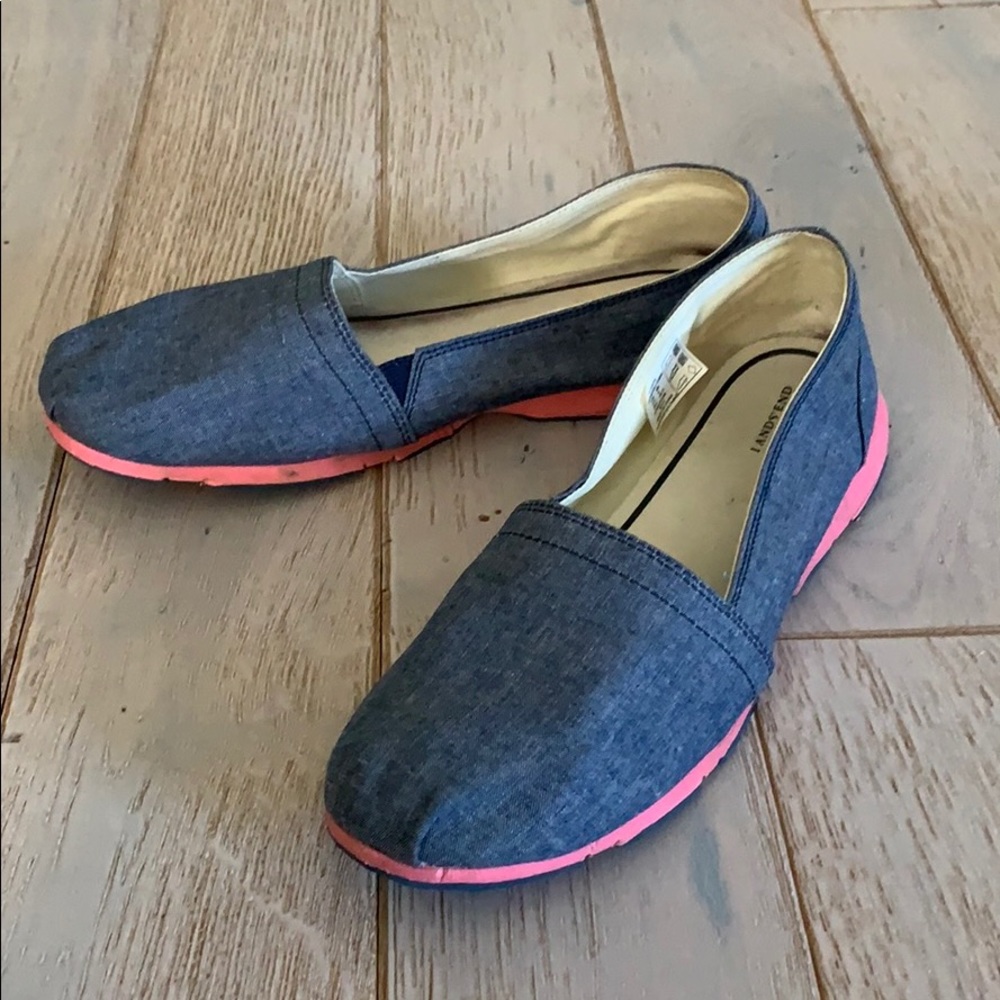 Lands End canvas shoes